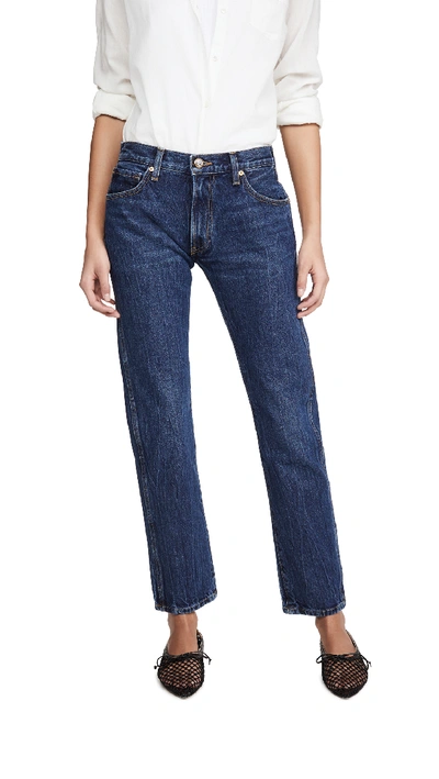 Khaite Daria High-rise Straight Jeans In Tucson
