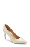 Michael Michael Kors Dorothy Flex Pump In Light Cream Leather