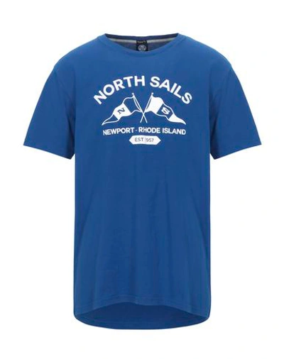 North Sails T-shirt In Blue