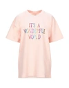 Alberta Ferretti T-shirts In Light Pink