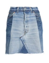RE/DONE WITH LEVI'S DENIM SKIRTS,42796487GG 2