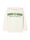 GUCCI WHITE SWEATSHIRT,11328749