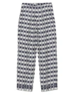 PRADA PRADA CHEVRON PANTS,PA6060S2011WW2 F0216