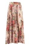 ZIMMERMANN PRINTED PLEATED SKIRT,11329370