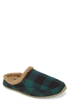 Deer Stags Nordic Plus Memory Foam Slipper In Evergreen