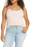 Halogenr Halogen(r) Absolute Stretch Cotton Camisole In Pink Smoke