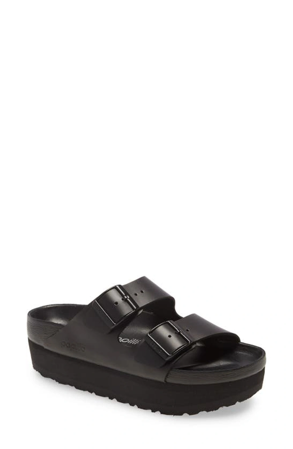 Birkenstock Arizona Platform Exquisite Sandals In Black ModeSens