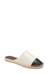 Tory Burch Color Block Side Espadrilles In White