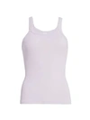 RE/DONE WOMEN'S RIBBED RACERBACK TANK,0400012210080