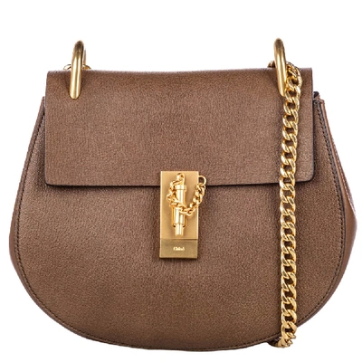 Pre-owned Chloé Brown Leather Drew Crossbody Bag