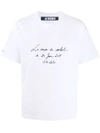 Jacquemus Le Tshirt Fleur Short Sleeve T-shirt In White