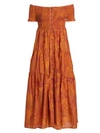 CHUFY Arequipa Off-The-Shoulder Midi Dress
