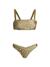 ZIMMERMANN Carnaby Two-Piece Leopard-Print Bandeau Bikini Set