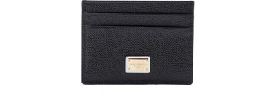 Dolce & Gabbana Dg Card Holder In Black