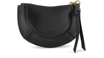 Isabel Marant Soko Soft Leather Clutch In Black