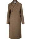 JIL SANDER LEE LLAMA FIBRE-WOOL BLEND COAT,JSPP100123 WP210403/241