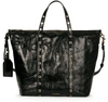 VANESSA BRUNO LARGE CRINKLED LEATHER ZIPPY BAG,0EVD43-V40484-999