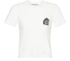 Acne Studios Headquarters-print T-shirt In Optic White