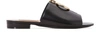 COLIAC MULES WITH ZIPPERED DETAILING,CL671/BLACK