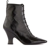 MARC JACOBS THE VICTORIAN LEATHER BOOTS,MCJ255N3BCK
