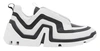PIERRE HARDY VIBE TRAINERS,RS02/CALF BLACK-WHITE