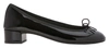 REPETTO CAMILLE BALLET FLATS WITH RUBBER SOLE,REP7Q3K3BCK