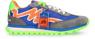 Marc Jacobs The Jogger Tangerine & Blue Nylon Womens Trainers
