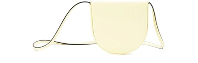 Loewe Heel Pouch Small In Pale Lime