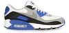 Nike Air Max 90 Men's Shoe In Whiteparticlegreyhyperroyalblackltsmolegrey
