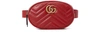 GUCCI GG MARMONT BELT BAG,GUC593CTRED