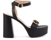 GIANVITO ROSSI PLATFORM SANDALS,GIA2E49YBCK