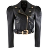 VERSACE LEATHER BLOUSON JACKET,A85609 A219702/A1008