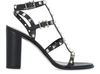 VALENTINO GARAVANI ROCKSTUD STRAP SANDALS,VALW842MBCK