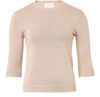 ALEXANDRA GOLOVANOFF KAWAÏ 3/4 SLEEVE JUMPER,GOLA8G49BEI