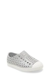 Native Shoes Babies' Jefferson Bling Glitter Slip-on Vegan Sneaker In Disco Bling/ Shell White