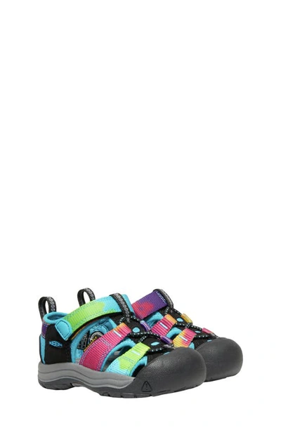 Keen Kids' Newport H2 Water Friendly Sandal In Rainbow Tie Dye