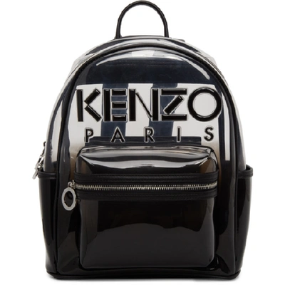 Kenzo Black Transparent Kombo Backpack