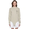 RICK OWENS RICK OWENS OFF-WHITE CHAMPION EDITION LONG SLEEVE T-SHIRT