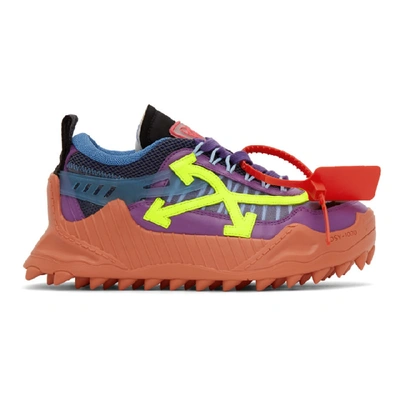 Off-white Purple & Yellow Odsy-1000 Trainers In Violet