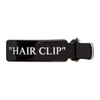 OFF-WHITE OFF-WHITE BLACK QUOTE HAIR CLIP