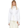 OFF-WHITE OFF-WHITE WHITE DRAPED SLEEVES SHIRT