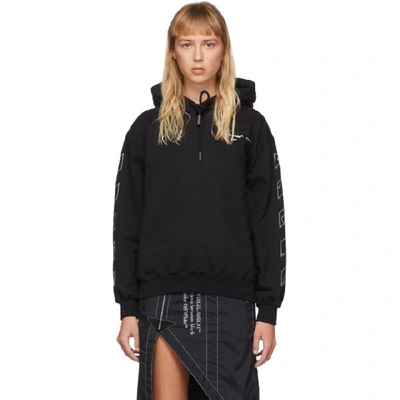 Off-white Puzzle Arrow Print Hoodie In Black