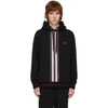 BURBERRY BLACK LARELL MONOGRAM HOODIE