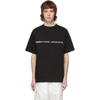 XANDER ZHOU XANDER ZHOU BLACK SCRIPT T-SHIRT