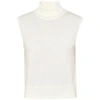 THE ROW CHANO WHITE ROLL-NECK WOOL-BLEND TOP,3194388