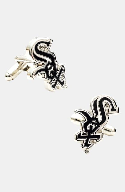 Cufflinks, Inc 'chicago White Sox' Cuff Links In Black/ White