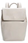 Matt & Nat Mini Fabi Faux Leather Backpack In Pearl