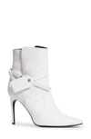 OFF-WHITE ZIP TIE POINTED TOE BOOTIE,OWIA233S20LEA0010100