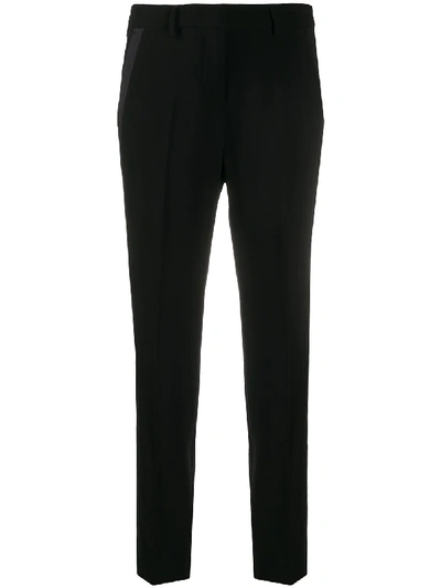 Alberto Biani Stripe Detail Tailored Trousers In Black