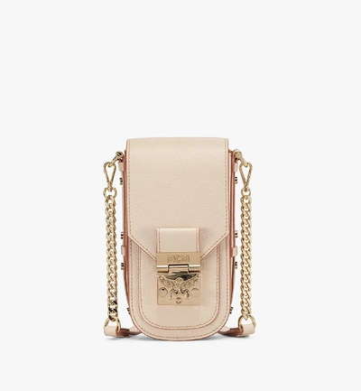 Mcm Patricia Crossbody In Park Avenue Leather In Pink Tint